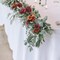 2 Colors Fake Roses Silk Bouquets with Hydrangea Autumn Faux Flowers